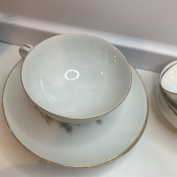 Fine China Japan Vintage PINEDALE Teacup and Saucer Set Of 5 Harmony House - Picture 9 of 13